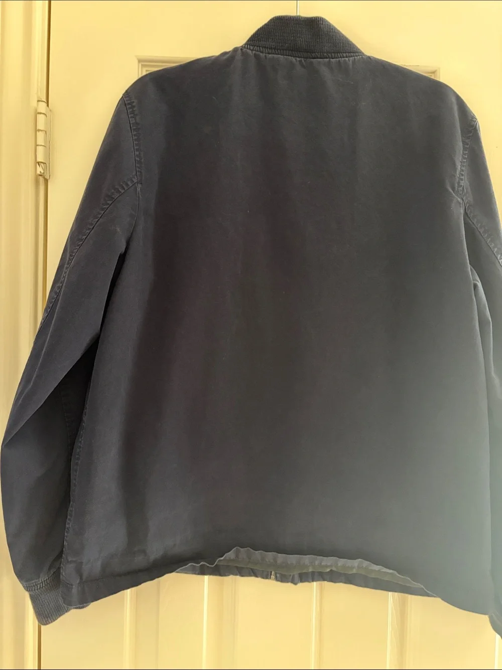 J.Crew Navy Bomber Jacket - Classic Zip Front